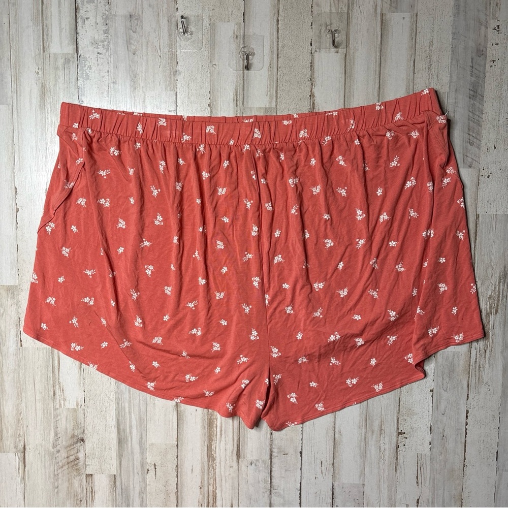 Old Navy  Floral Lounge Women's Sunday Sleep Shorts Pajama 4X - Picture 10 of 12